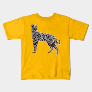 Serval illustration Kids T-Shirt